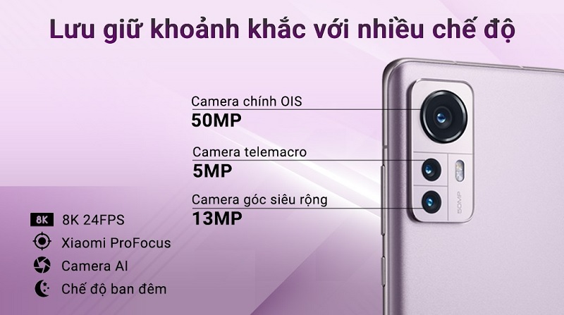 Xiaomi 12 chú trọng nâng độ phân giải camera trước